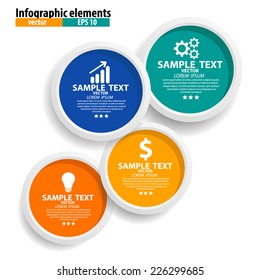 Infographics vector design template. Vector illustration.