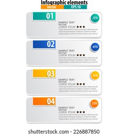 Infographics vector design template. Vector illustration.