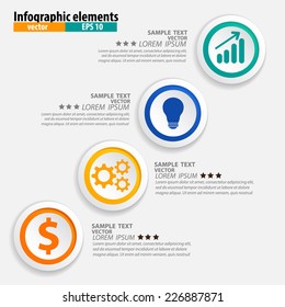 Infographics vector design template. Vector illustration.