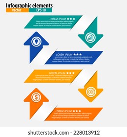 Infographics vector design template. Vector illustration.