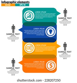 Infographics vector design template. Vector illustration.