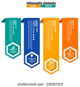 Infographics vector design template. Vector illustration.