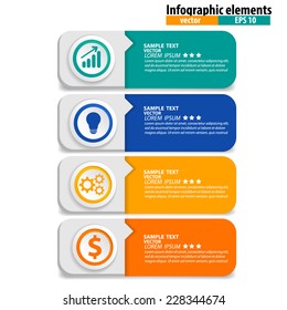 Infographics vector design template. Vector illustration.