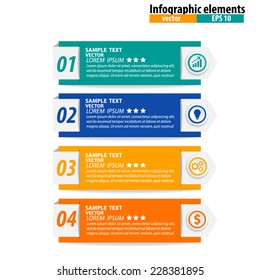 Infographics vector design template. Vector illustration.