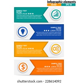 Infographics vector design template. Vector illustration.