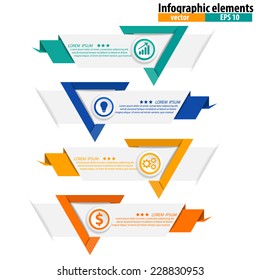 Infographics vector design template. Vector illustration.