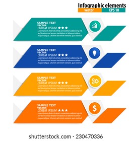 Infographics vector design template. Vector illustration.