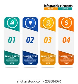 Infographics vector design template. Vector illustration.