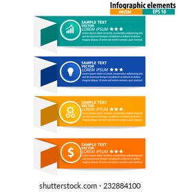 Infographics vector design template. Vector illustration.