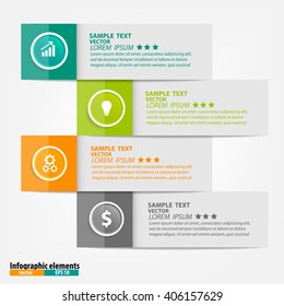 Infographics vector design template. Vector illustration.