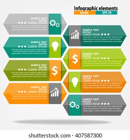 Infographics vector design template. Vector illustration.