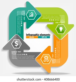 Infographics vector design template. Vector illustration.