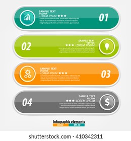 Infographics vector design template. Vector illustration.