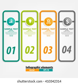 Infographics vector design template. Vector illustration.