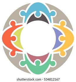 Infographics. Vector diagram. The pattern of a pie chart of the eight colored sections, puzzles.