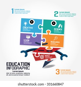 Infographics vector education design