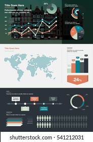 Infographics Vector Housing and Property Market
