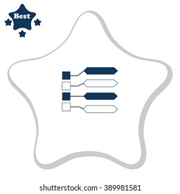 Infographics vector icon.