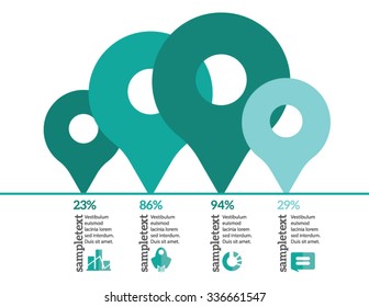 Infographics Vector illustration. can be used for workflow layout, banner, diagram, number options, step up options, web design.