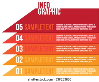 Infographics Vector illustration. can be used for workflow layout, banner, diagram, number options, step up options, web design.