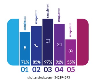 Infographics Vector illustration. can be used for workflow layout, banner, diagram, number options, step up options, web design.