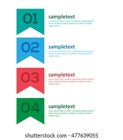 Infographics Vector illustration. can be used for workflow layout, banner, diagram, number options, step up options, web design.