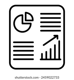 Infographics Vector Line Icon Design