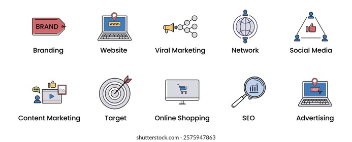 Infographics vector line icons set. Thin line design. Outline graphic elements, simple stroke symbols. Infographics icons