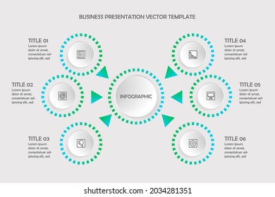 Infographics. Vector template for business presentation.