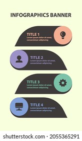Infographics vector template for business presentations. Color illustration.