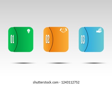 Infographics for visual design of business projects, strategies and planning