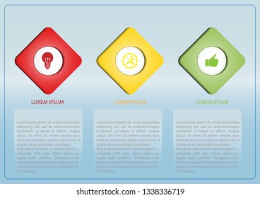 Infographics for visual design of business projects, strategies and planning