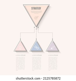 Infographics. Visualization of business data, projects, trainings, development plans and strategies. Pictograms of processes. Flat style.
