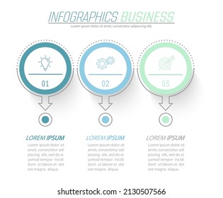 Infographics. Visualization of business data, projects, trainings, development plans and strategies. Pictograms of processes. Flat style.