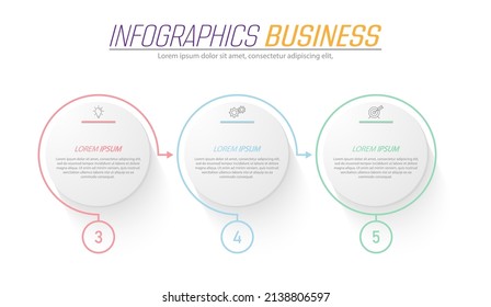 Infographics. Visualization of business data, projects, trainings, development plans and strategies. Pictograms of processes. Flat style.