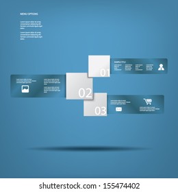 Infographics and web elements vector illustration with space for text