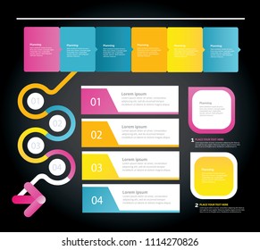 Infographics - web SEO design icon set