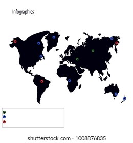 Infographics world map