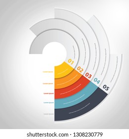 infographict element for data information web, finance, techno, vector ilustration eps 10