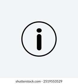 Icono de Vector de Infoline. EPS 10