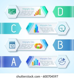 Inforgaphic background concept with modern communication pictograms in hexagon frames with joint place for editable text vector illustration