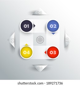 Inforgraphic elements - Transparent shadows , easy to place on all surfaces