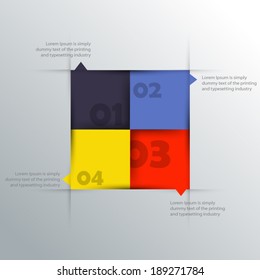 Inforgraphic elements - Transparent shadows , easy to place on all surfaces