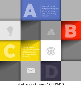 Inforgraphic elements - Transparent shadows , easy to place on all surfaces