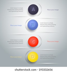 Inforgraphic elements - Transparent shadows , easy to place on all surfaces
