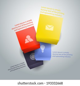 Inforgraphic elements - Transparent shadows , easy to place on all surfaces