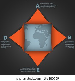 Inforgraphic elements - Transparent shadows, easy to place on all surfaces