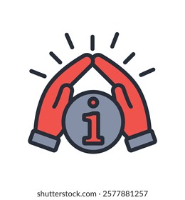 Inform icon. vector.Editable stroke.linear style sign for use web design,logo.Symbol illustration.