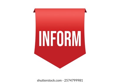 inform Vector banner ribbon design