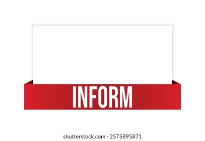 inform Vector banner ribbon design